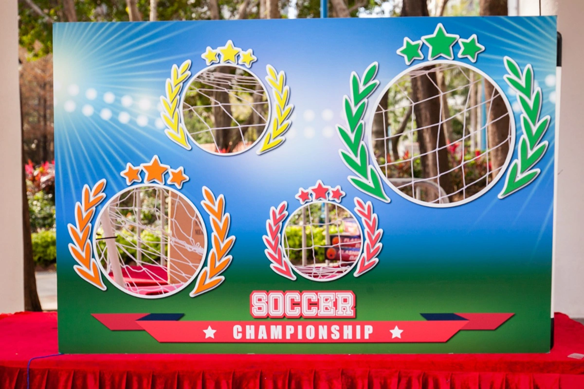 香港活動服務現場相片 hong kong custom soccer nine grid game