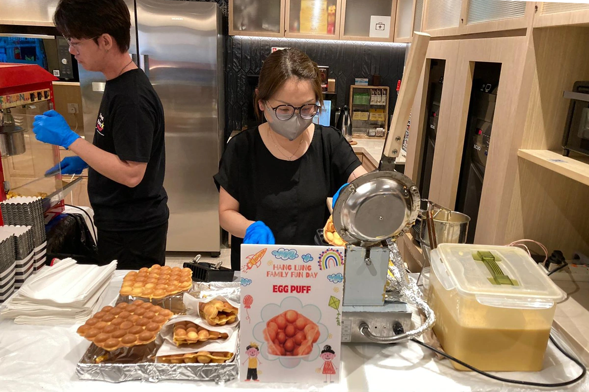 即場新鮮雞蛋仔製作，香港雞蛋仔租用服務，適合學校及機構活動