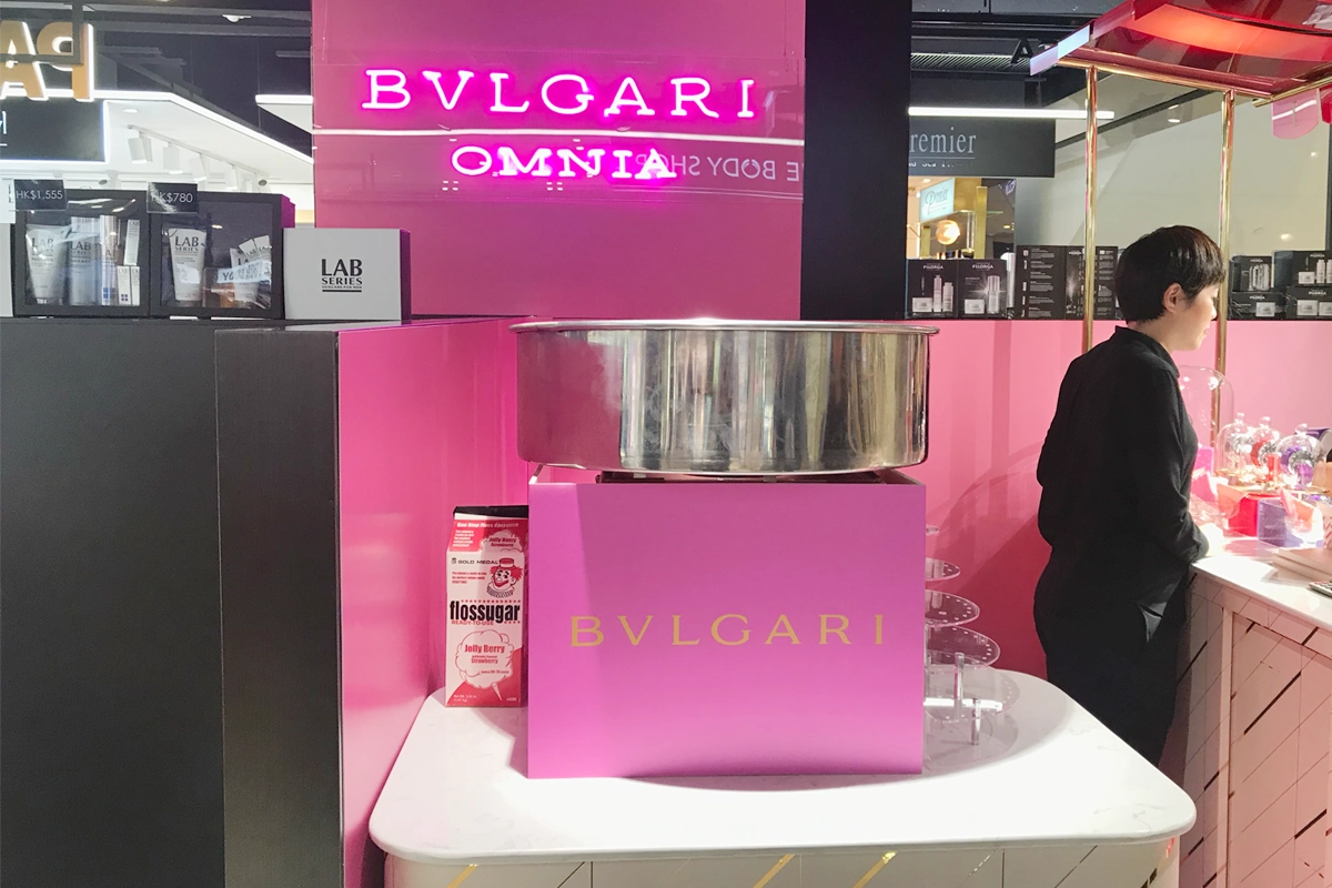 香港活動服務現場相片 cotton candy machine rental mallevent hong kong