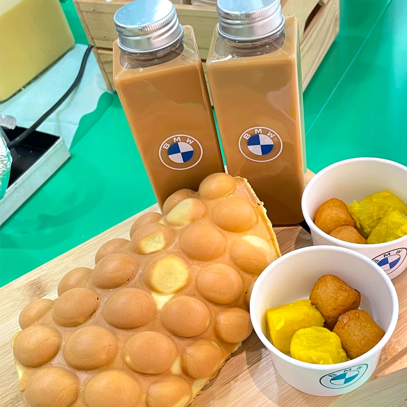 香港雞蛋仔配飲品組合，活動餐飲到會服務 |