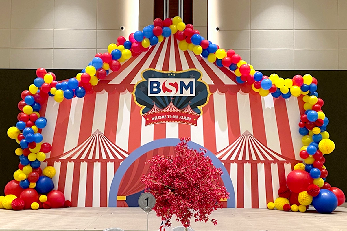 香港活動服務現場相片 carnival theme backdrop design hong kong